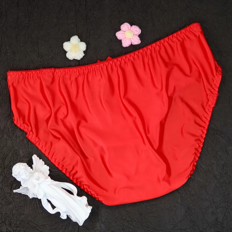 smooth Briefs Silky Men's Underwear Glossy Sports Men Swimsuit Interior Hombre Panties mens sexy underwear