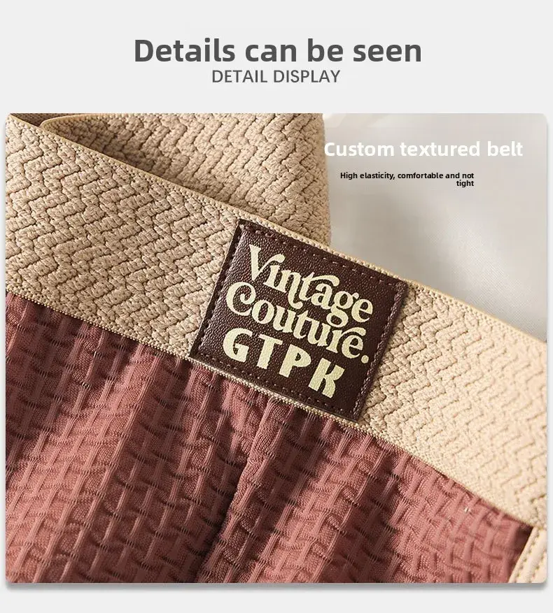 3 pcs Vintage Men High Cut Nylon Briefs Ice Silk Mesh Cool Underpants Soft Breathable Quick Dry Mens Underwear