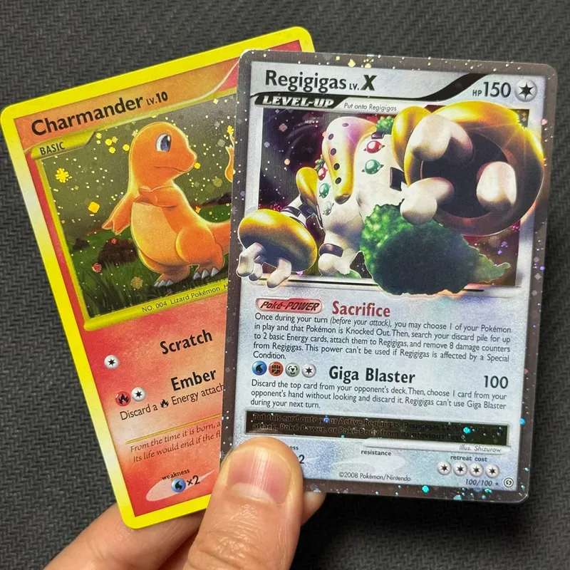 Κάρτες μεσολάβησης Dragonite Legends Awakened Charmander Stormfront Gengar LV.X Rayquaza C Leafeon Majestic Dawn Blastoise Holo
