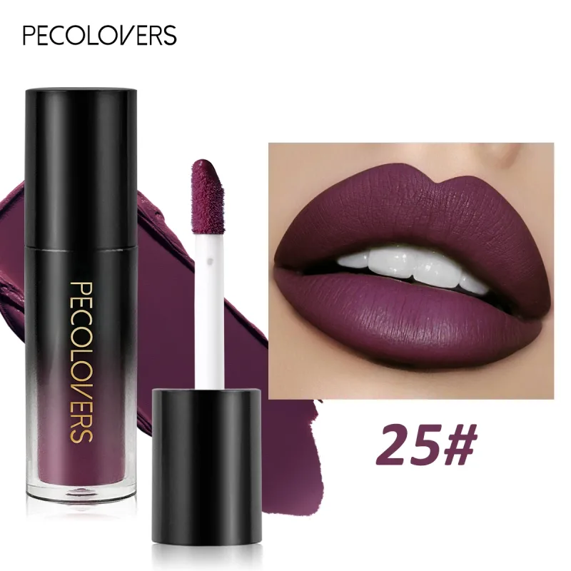 Πολλαπλών χρωμάτων Matte Velvet Lip Gloss Αδιάβροχο Αντικολλητικό Κύπελλο λείο κραγιόν για εφαρμογή υψηλής απόδοσης χρωμάτων