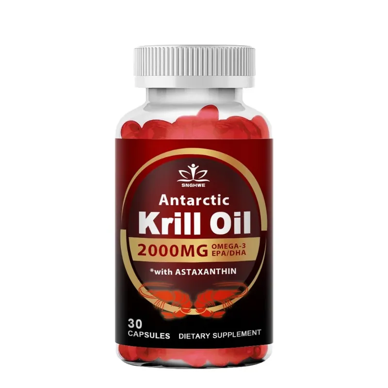 Antarctic Krill Oil-2000mg Per Serving-with Omega-3s EPA DHA & Astaxanthin-Supports Healthy Joints Brain Heart& Blood Pressure — image 10