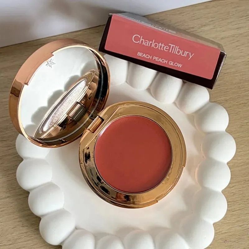CT Lip Cheek Κρέμα ρουζ διπλής χρήσης Δύο Χρώμα Highlight Powder Αδιάβροχο ρουζ και δίχρωμες ανταύγειες Blusher Cosmetics
