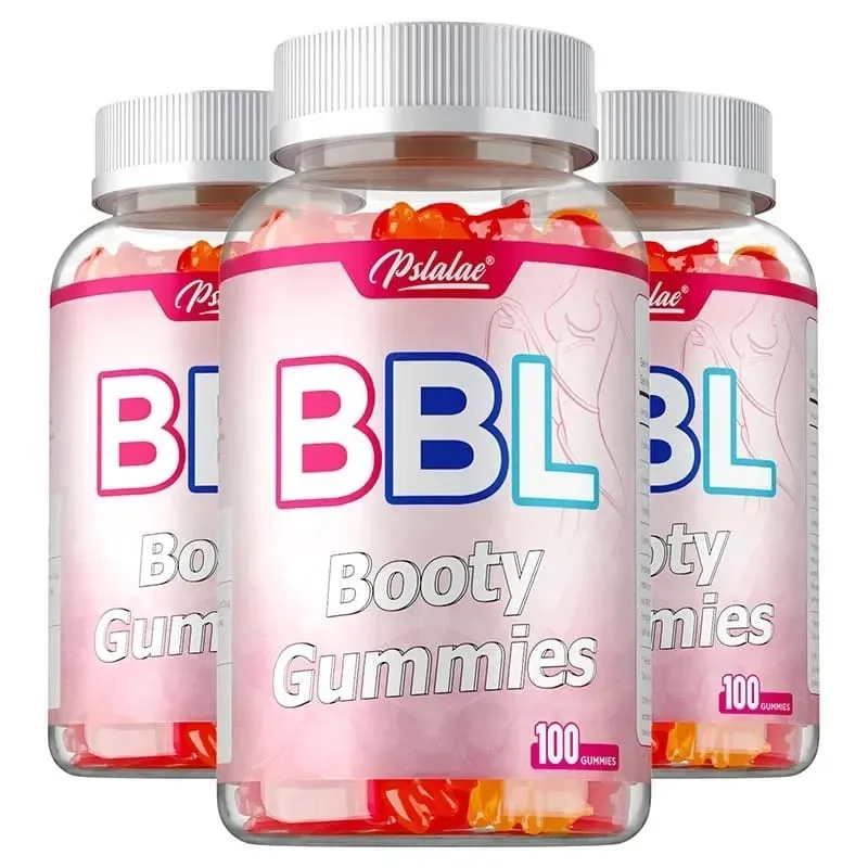 BBL Gummies para sa Mas Malaking Paglaki ng Puwit - Hugis Katawan ng Babae Pahigpitin ang Pweti Pigilan ang Paglalaway at Pagbagsak Palakihin ang Sexy na Pwet