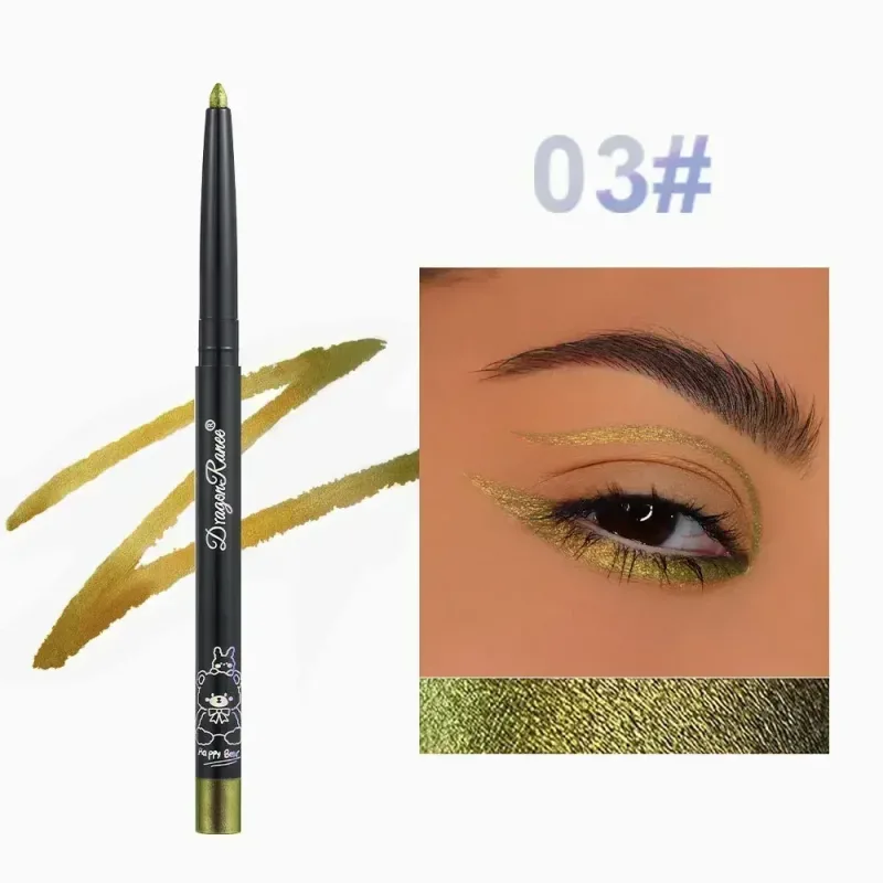 MultiChrome Aurora Chameleon אייליינר עיפרון נצנצים מתמשך צללית שוכבת תולעי משי עט עמיד למים יופי קוסמטיקה איפור עיניים