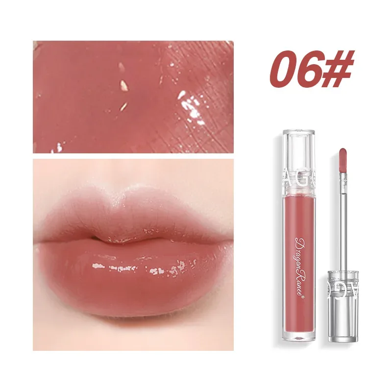 Mirror Water Gloss Lip Glaze שפתון נוזלי לחות עמיד לאורך זמן זכוכית ליפ גלוס גלוס שקוף כתם שפתיים