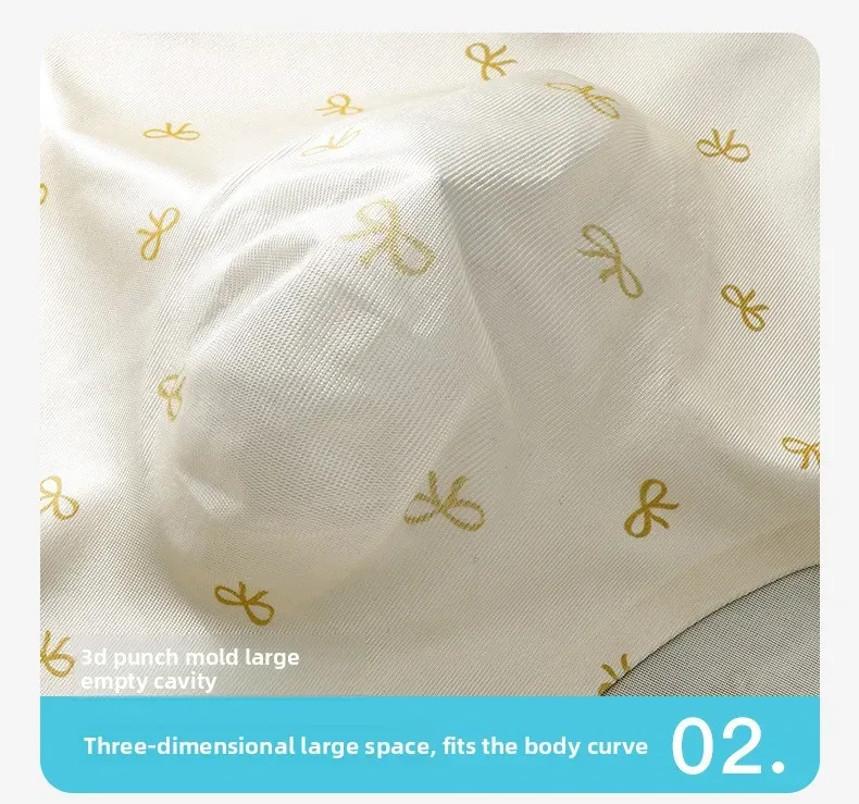 Male Seamless Ice Silk Briefs Cute Heart Bowknot Print 3D Molded Pouch Low Rise Soft Breathable Men Underpants