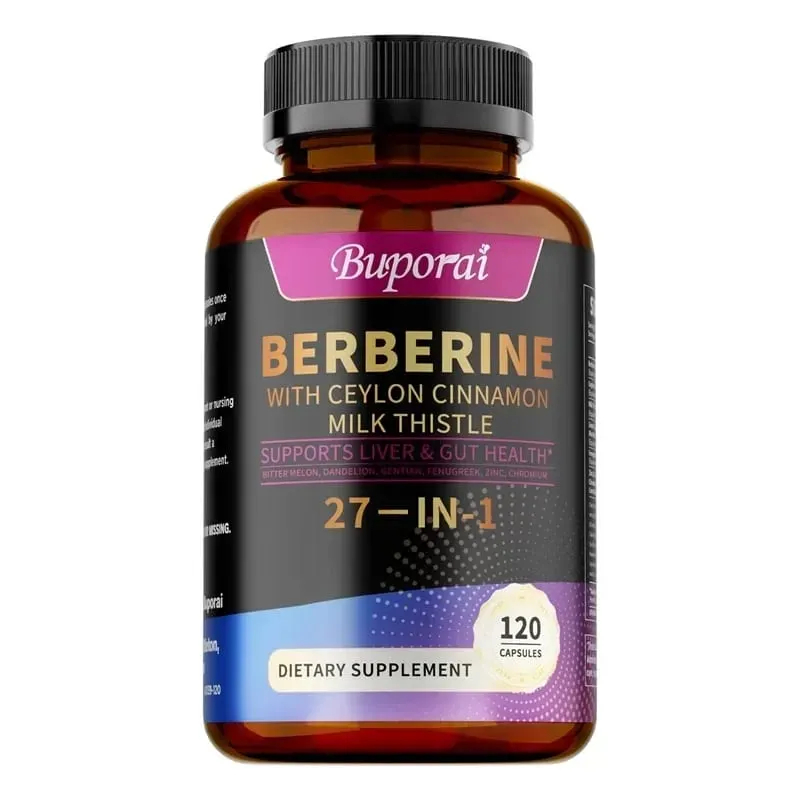 Berberine Ceylon fahéjas máriatövis-kiegészítők – elősegíti a máj és az emésztés egészségét, támogatja a sejtenergiát és a regenerációt