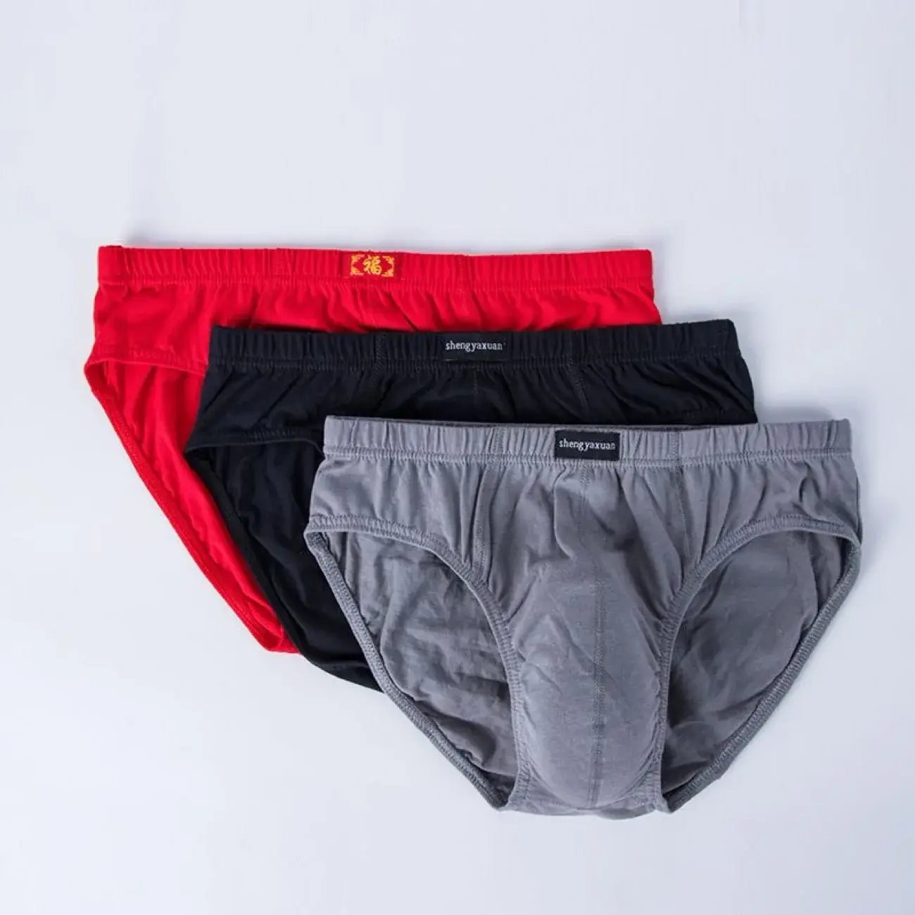 5Pcs/Lot Cotton Underpants for Men Briefs Male Underwear Knickers Panties Pant Shorts Sexy Undies in Sizes XL to 6XL