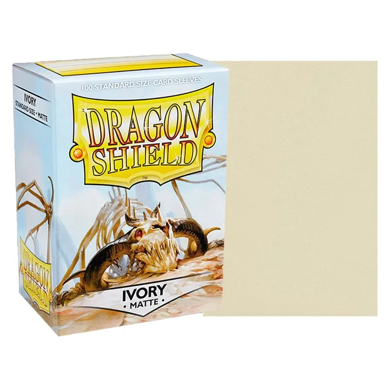 100 PCS/BOX 66x91mm Τυπικό μέγεθος Ματ μανίκια κάρτας Demark Dragon Shield για μανίκια επιτραπέζιων καρτών παιχνιδιών MTG/PKM/YGO/TCG