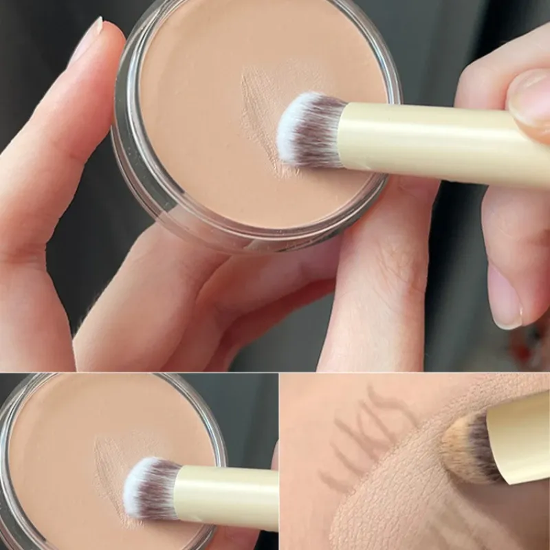 1/3 STKS Spons Make-up Kwasten Paddestoel Hoofd Zachte Concealer Borstel Droog Nat Dual Purpose Multifunctionele Contour Lippen Borstel cosmetica
