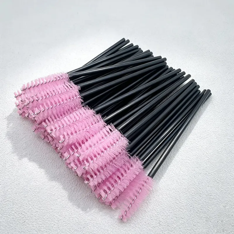 50 τμχ Βουρτσάκια βλεφαρίδων μίας χρήσης Crystal Eye Lash Mascara Wands Glitter Lash Comb Spoolies Μικροεφαρμογές μακιγιάζ — image 16