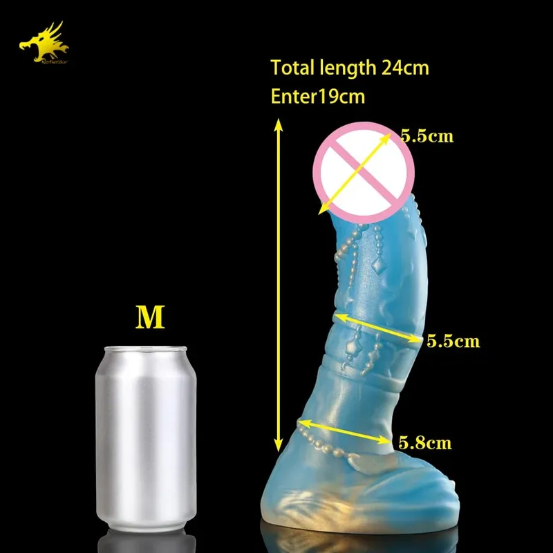 Nothosaur Realistic Dildo Vibrator Ισχυρός διεγέρτης G-Spot & Clitoral Sex Toy για ενήλικες για γυναίκες Αυνανιστής