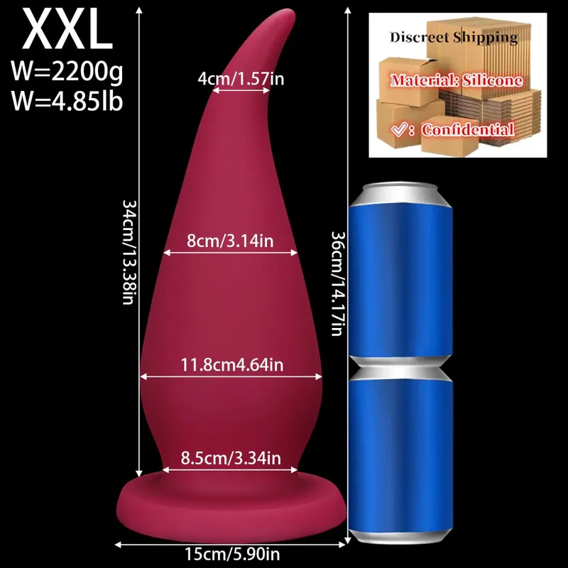 Silicone Large Anal Plug Big Butt Plug Dildo Anal Dilator Ass plug Masturbator Adult Sex Toys 18 For Men Women Gay Sex Shop 성인용품