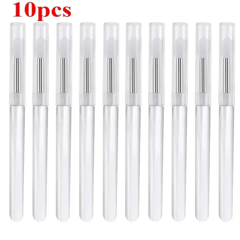 3/5/10PCS Reusable Lip Brush Silicone Lip Mask Applicator Transparent Lipstick Tool For Lip Gloss Eyeshadow Brushes Makeup Tools