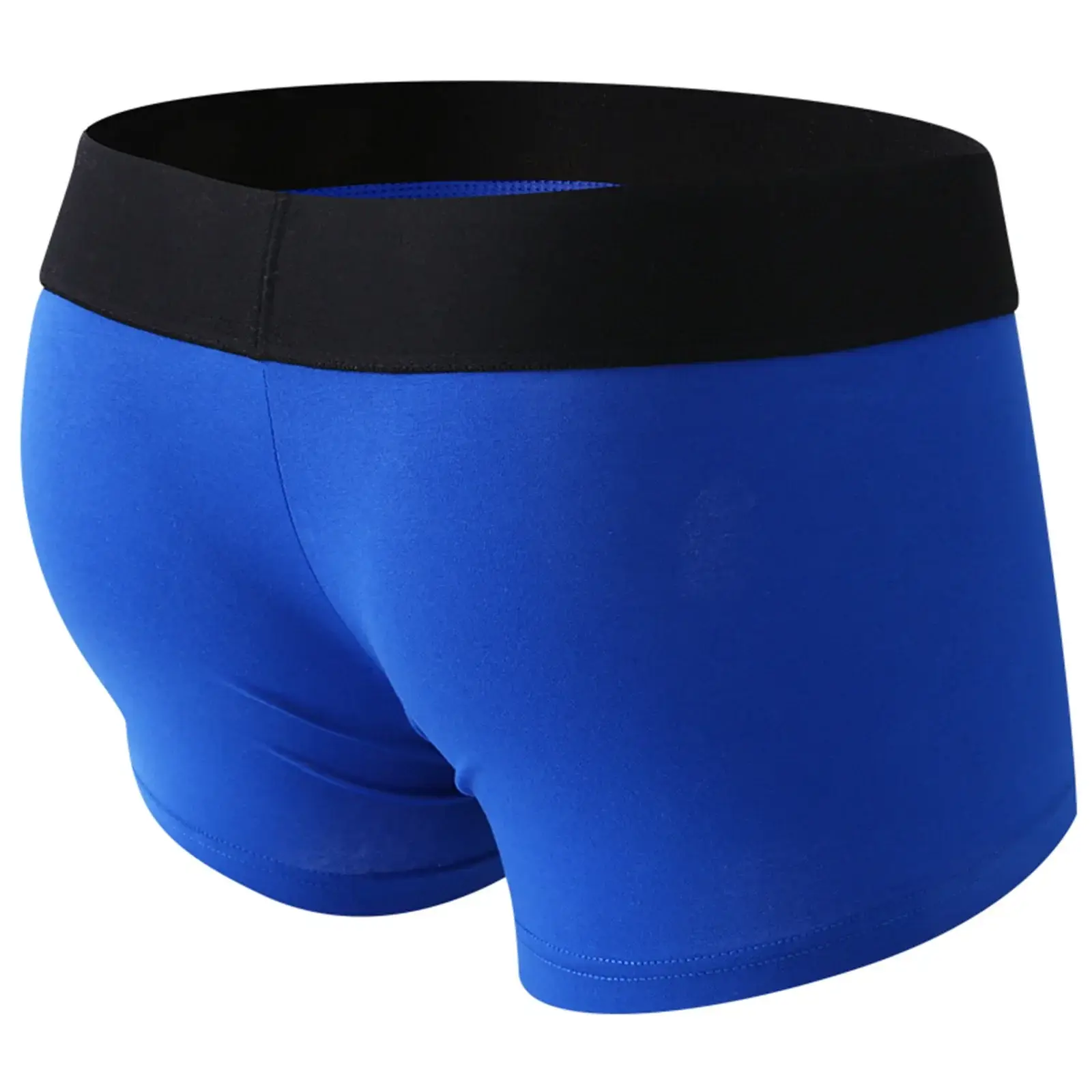 Mens Cotton Underwear Soft Open Pouch Hole Boxer Shorts Cock Ring Silicone Ring Sexy Boxer Briefs Erotic Panties Trunks Stretchy