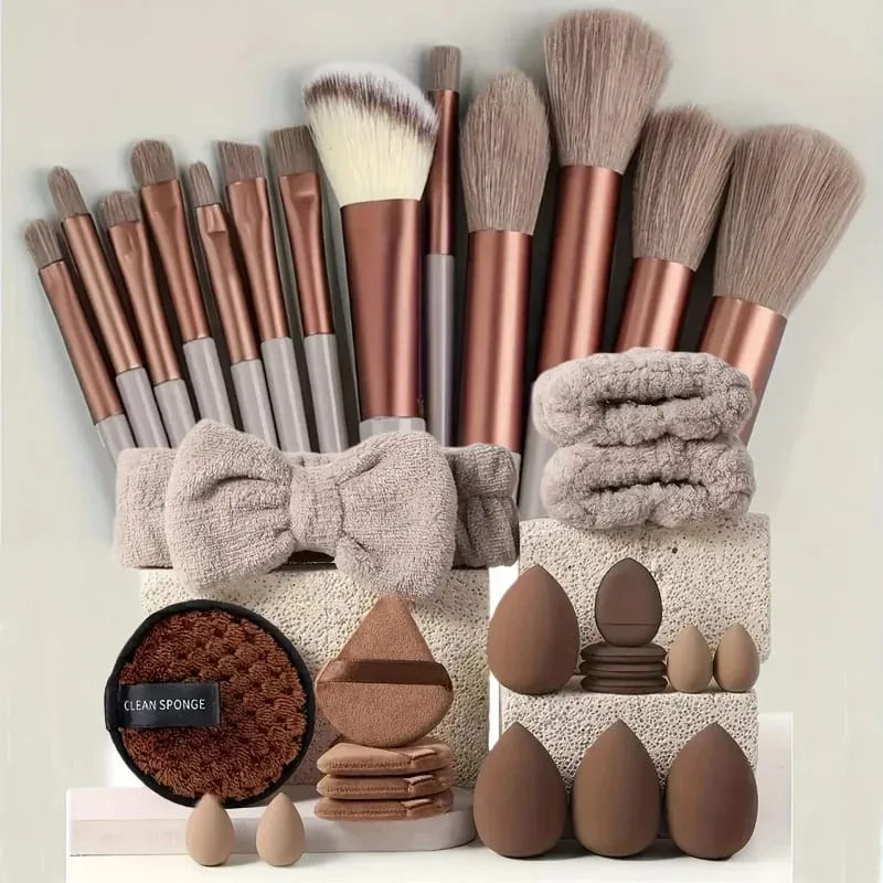 Soft Fluffy Makeup Brushes Set Eye Shadow Foundation Women Cosmetic Powder Blush Blending Beauty Make Up beauty Tool