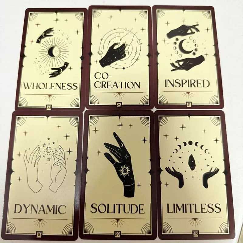 Manifestation oracle card 33 deck 10*6,3cm Αγγλική έκδοση Ταρώ Επιτραπέζια παιχνίδια Through The Deck