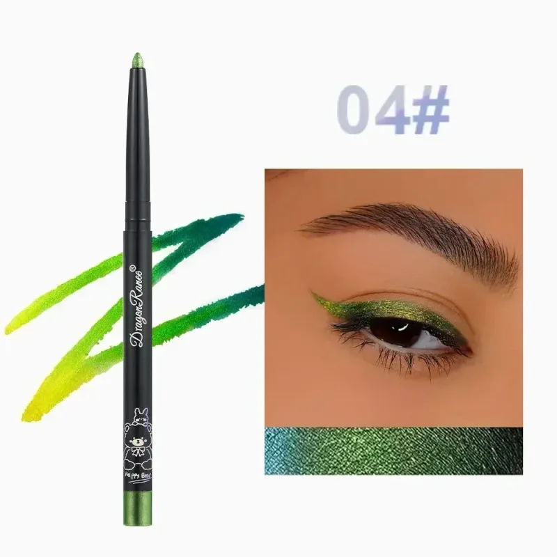 MultiChrome Aurora Chameleon אייליינר עיפרון נצנצים מתמשך צללית שוכבת תולעי משי עט עמיד למים יופי קוסמטיקה איפור עיניים