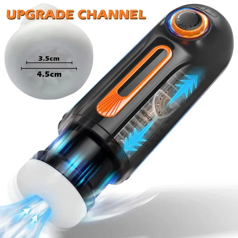 6 in1 Automatic Telescopic Sucking Vibration Masturbators For Men Pussy Vaginas For Men Real Blowjob Sex Toys For Men