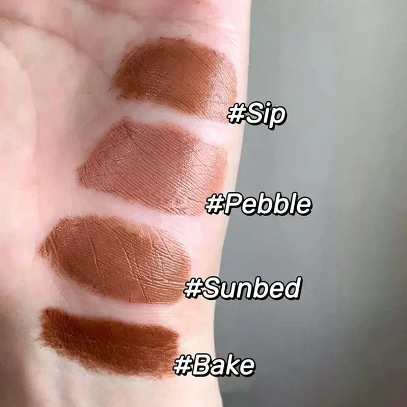 Καλοκαιρινό όριο Σιπ Μπρονζέ Pocket Contour Stick Blush Stick Εύκολη εφαρμογή Ομαλή εξάπλωση Μακιγιάζ μακράς διαρκείας Φορέστε LipBoost