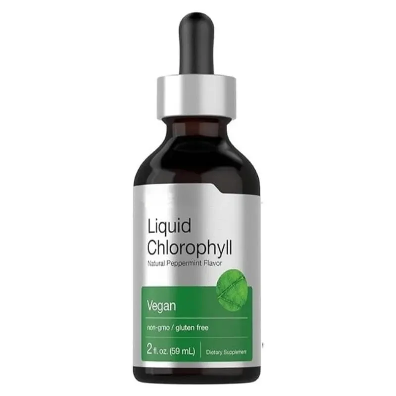 Chlorophyll Liquid Drops Μέντα Γεύση 59ml με Φυτικό Εκχύλισμα Φυσικό Συμπλήρωμα Διατροφής Μείγμα με νερό για κατανάλωση