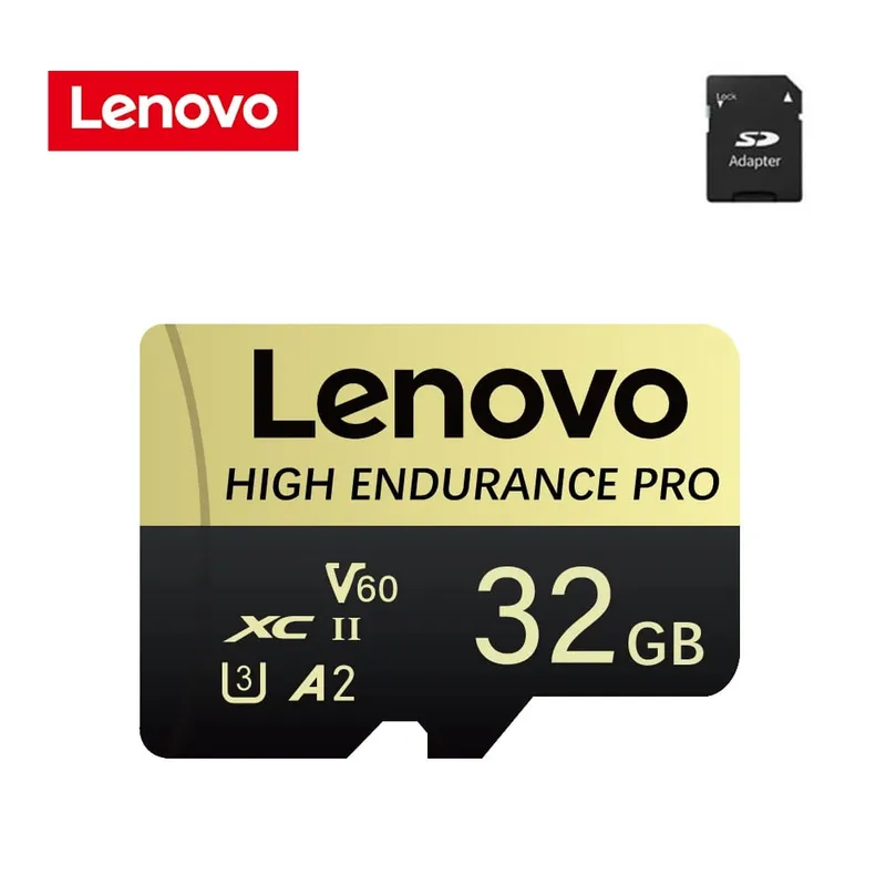 Lenovo High Speed ​​Class 10 Mini SD Card Memory 256GB Micro TF Card for Smartphone - 32GB 64GB 128GB 256GB 512GB