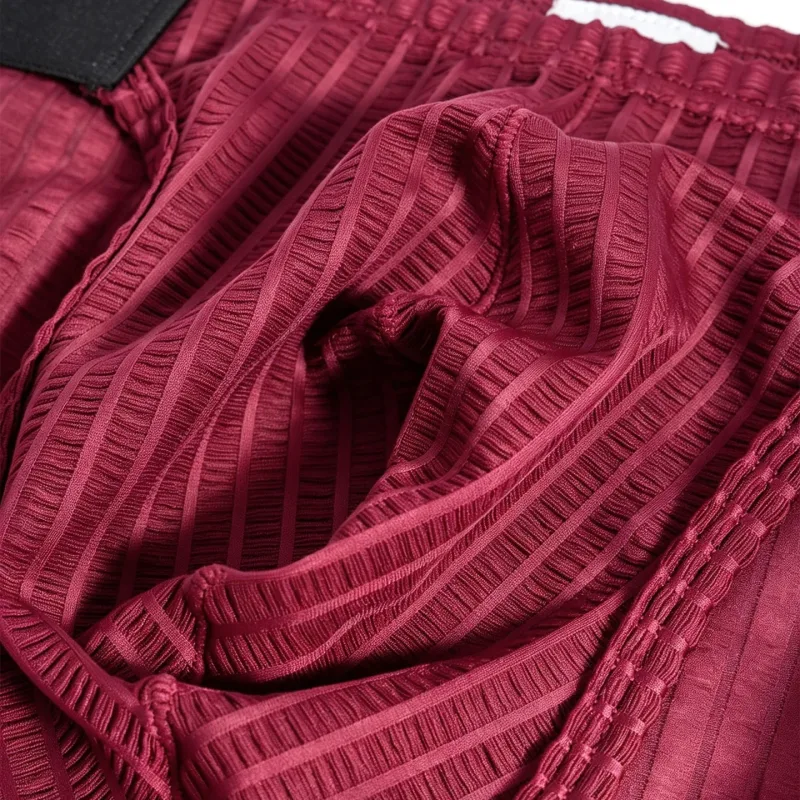 Men Vertical Stripe Mesh Bikini Briefs 3D Pouch Underwear Low Waist Elastic Waistband Breathable Male Panties DP911 3256812861254528