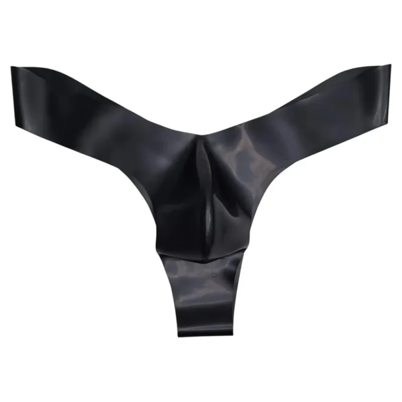 Transparent Latex Thongs For Men Briefs For Men Latex Underwear Brand New Condition G-Strings Underwear Low Waist Briefs