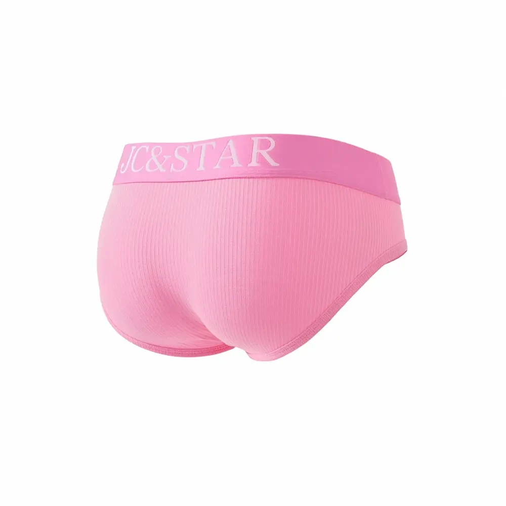 Athletic High Cut Design Sexy Man's Underwear Briefs Underpants Ribbed Cotton Sports Comfort Men Bikini Slip Men's Tanga Briefs