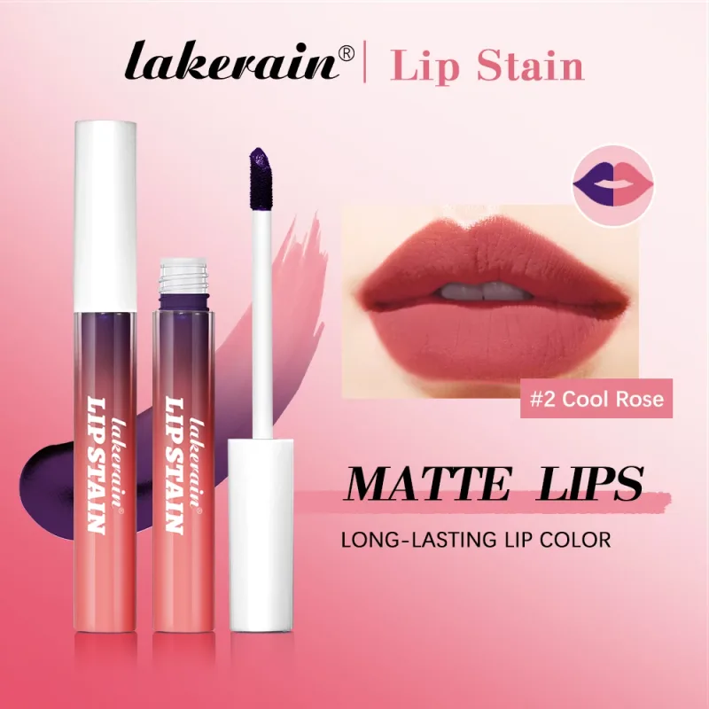 Lakerain Lip Gloss Peel and Stick Set Pink Lip Gloss Transfer Resistant Μακράς διάρκειας Αδιάβροχο Φυσικό Lip Gloss για γυναίκες