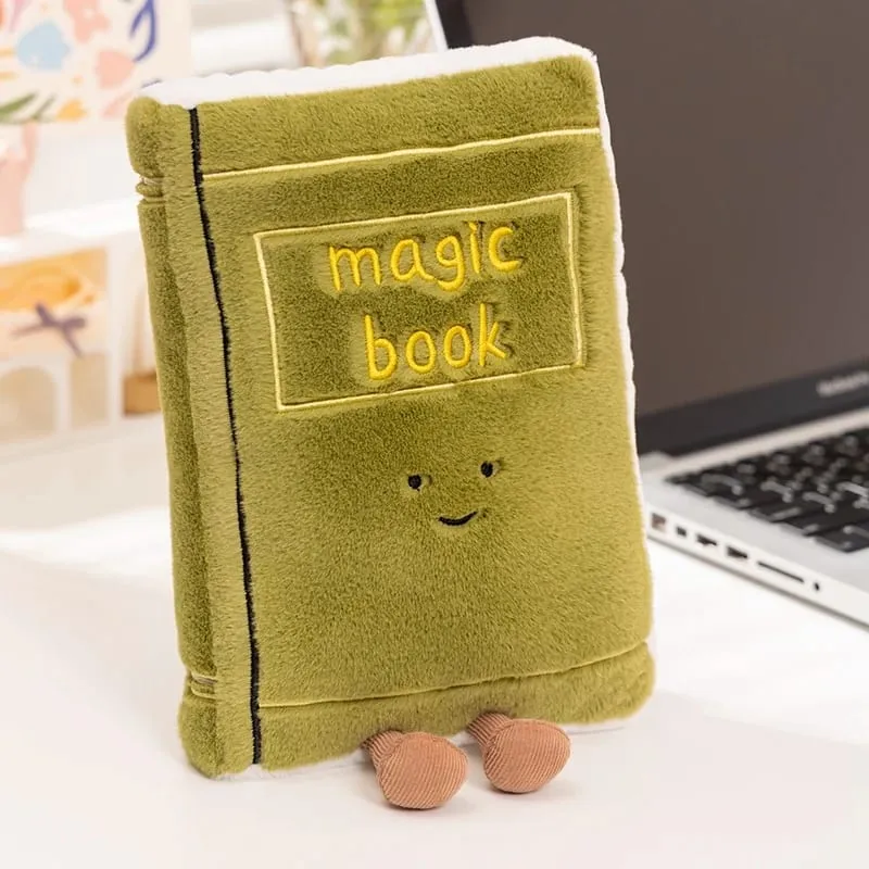 Kawaii נייר מכתבים סחורה צעצוע קטיפה ממולא ספר סרגל דמוי אדם מחדד כרית מחק כרית קישוט מתנה
