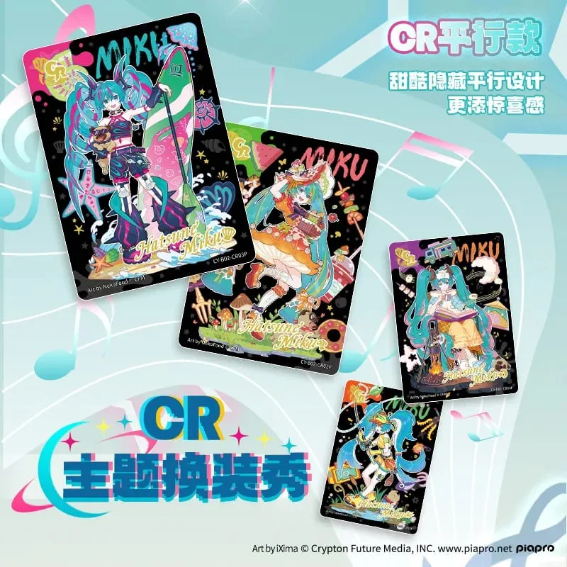 Γνήσια Hatsune Miku Card First Package Animation Game Collection Card SE Περιφερειακά παιδικά παιχνίδια Δώρα για κορίτσια