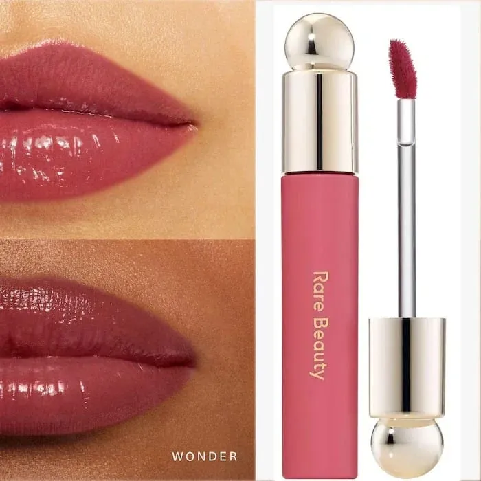 Rare Beauty Melting Cream Blush Makeup Matte Pearlescent Texture Glitter Blush Highlighter Bright Nourish Moisturize Lip Gloss