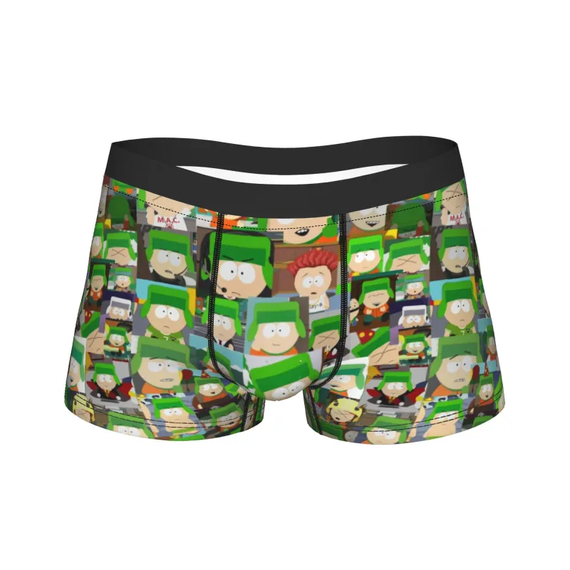Man Souths Parked Kenny Cartoon Boxers HumorousGift Underwear Boxer Briefs