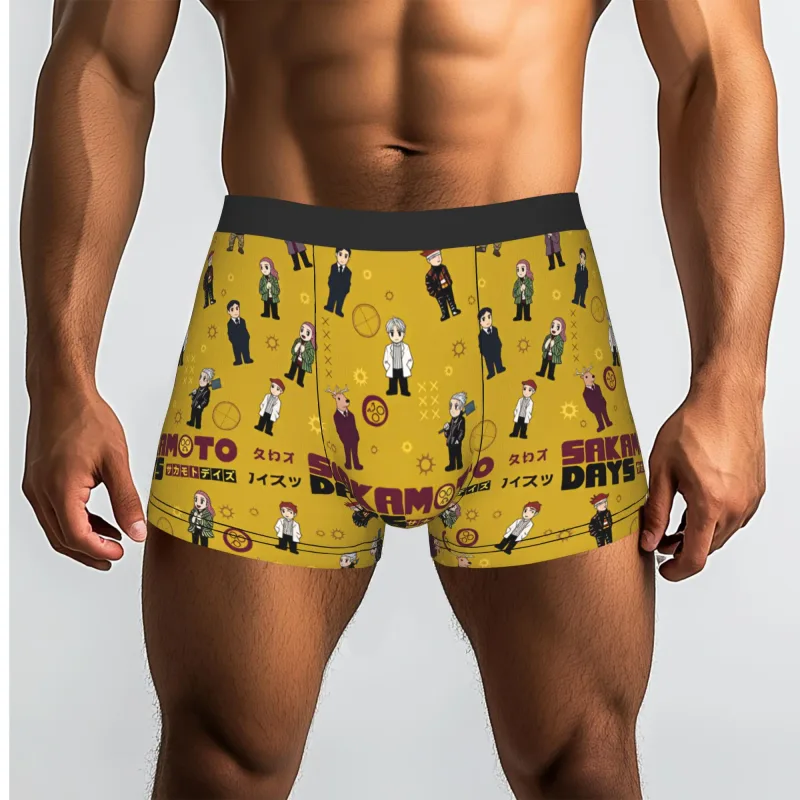 Taro Sakamoto S-Sakamotos D-Dayss Boxer Shorts For Homme 3D Print Shin Asakura Nagumo Underwear Panties Briefs Soft Underpants