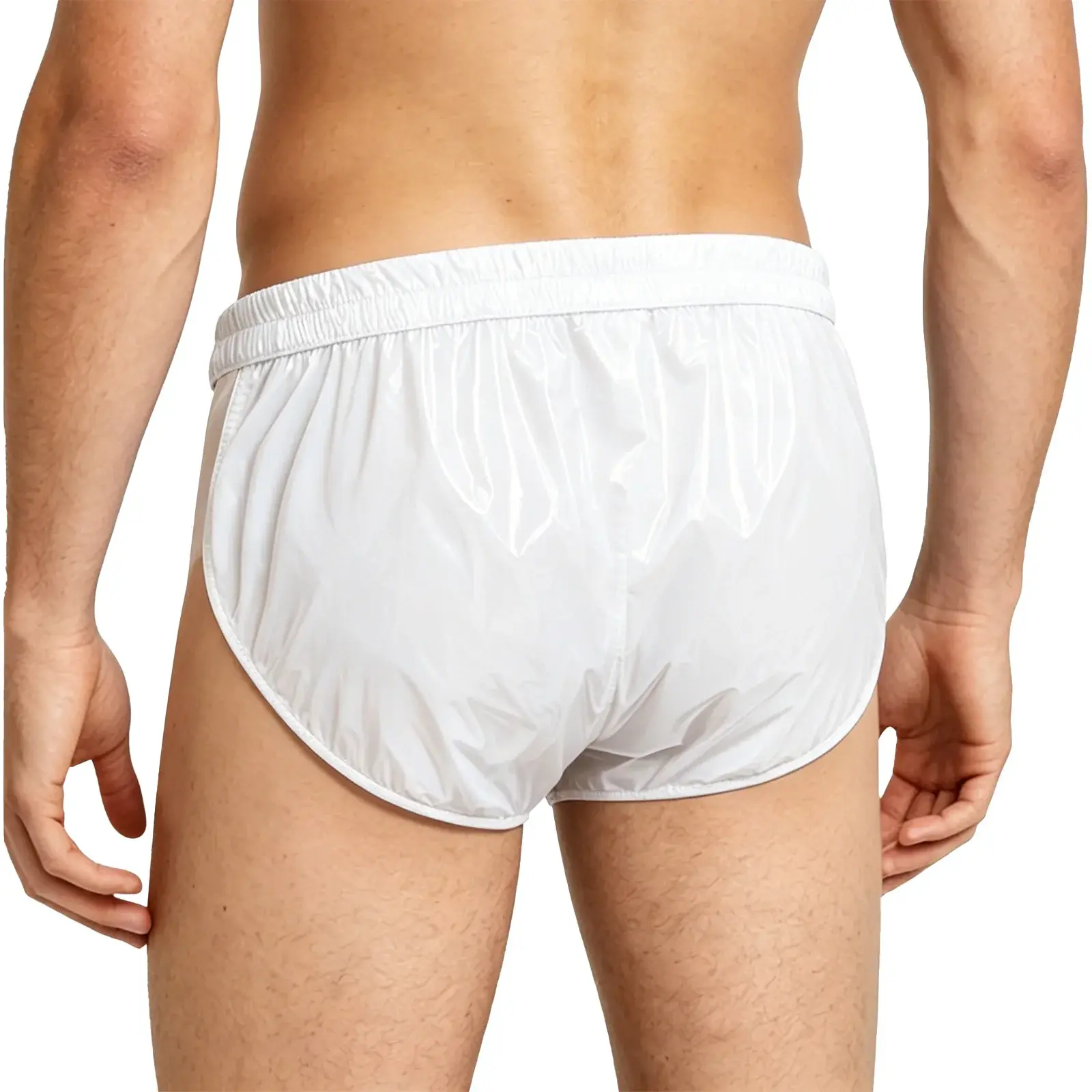 Mens Waterproof Swim Briefs Elastic Waistband Bikini Briefs Swim Bottoms Swimming Surfing Sunbathing Swimwear Bathing Suit