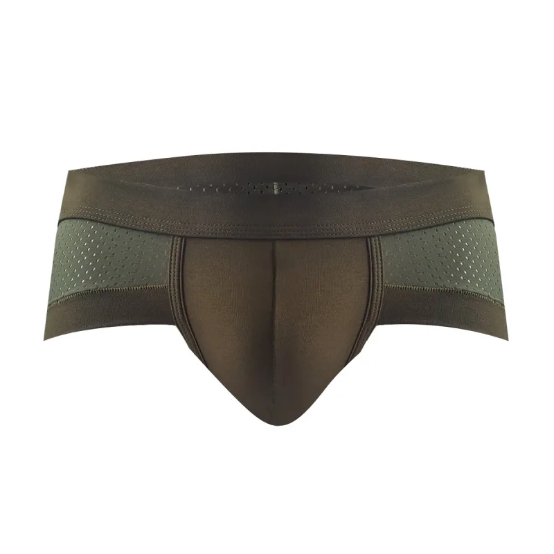 Solid color Sexy Mesh Leisure Motion Boys' Underwear Low-waisted No trace Quick Drying Fashion Cool and Refreshing Underpants