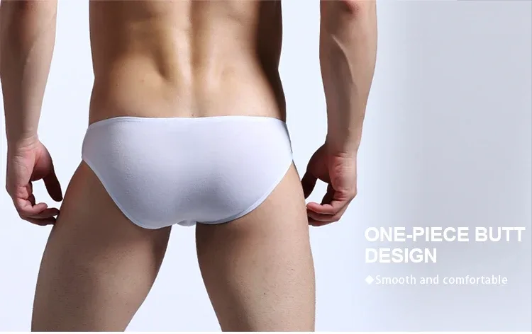 Men's underwear with a U-shaped protruding modal, thin, elastic and sexy low-waisted tight underpants