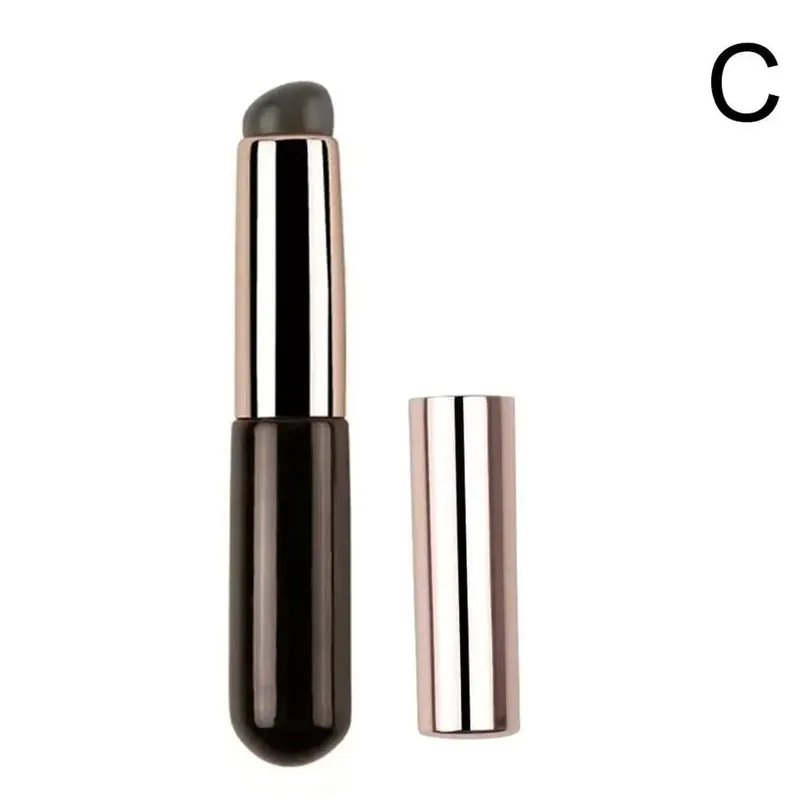 Silicone Lip Brush na May Cover Cap Concealer Brush Tulad ng Mga Tip ng Daliri Q Soft Lipstick Makeup Brushes Round Head Walang Sirang