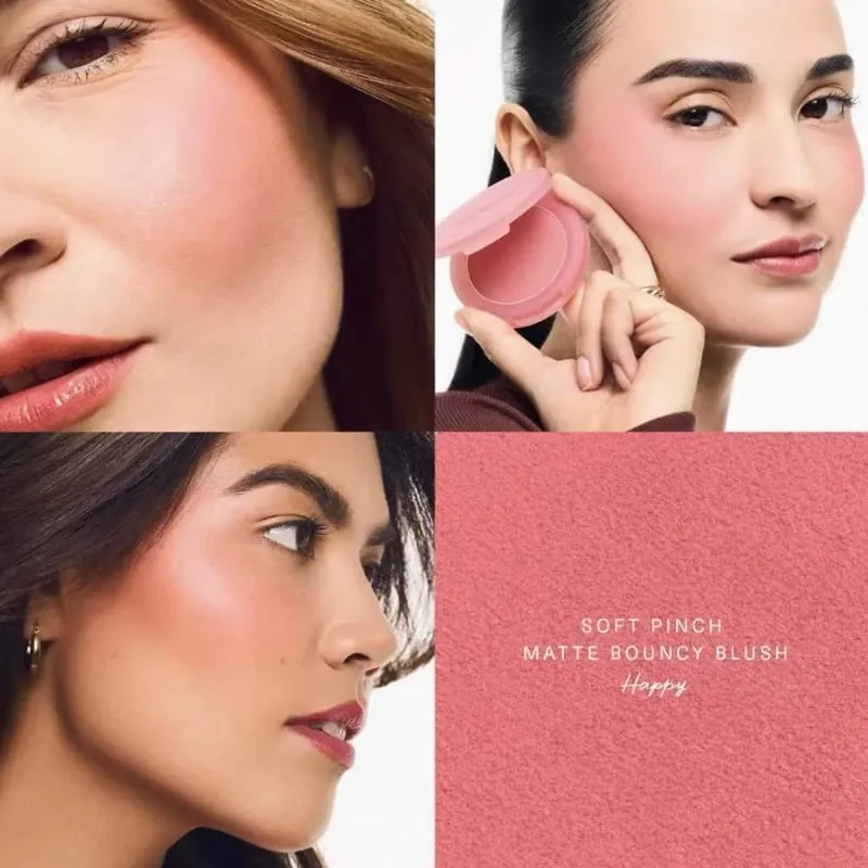 Rare Beauty Easy to Apply Highlighter Eyeshadow Palette Blush Hydrating Brightening Blush πουρέ πατάτας Ενισχύει τις λεπτομέρειες του προσώπου