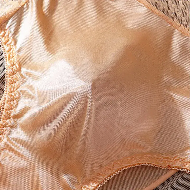 1pc Men Lace Thin Seamless Ice Silk Sexy Briefs 3d Bulge Pouch Low Waist Pantie Summer Breathable High Elastic Soft Underwear