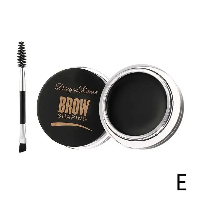 דבק עיצוב גבות Pomade סבון עיצוב גבות גבות ג'ל מתקן שעווה עם מברשת לנשים קוסמטיקה לגבות איפור ג'ל גבות