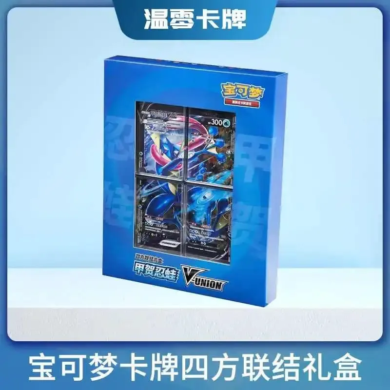 In Stock Genuine 100% Original Pokemon Ptcg Card Quartet Coupling V-Union Gift Boxes Pikachu Big Gather Moru Baker Mew-Two Ptcg