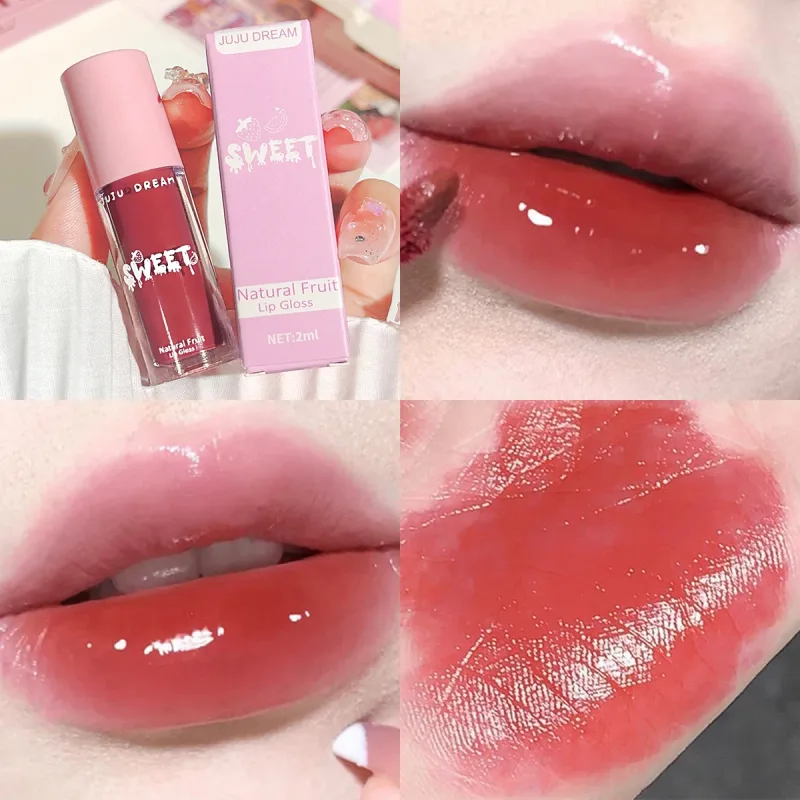 Γυαλιστερό lip gloss mirror nude lip gloss ενυδατικό λαμπερό δέρμα αδιάβροχο μακράς διαρκείας για άψογο φινίρισμα