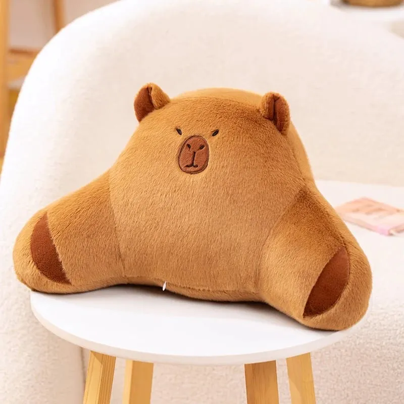 50cm Cute Capybara Cushion Άνετο Μαξιλάρι οσφυϊκής στήριξης αυτοκινήτου Μαξιλάρι οσφυϊκής πλάτης Κατάλληλο για χρήση στο σπίτι και στο γραφείο