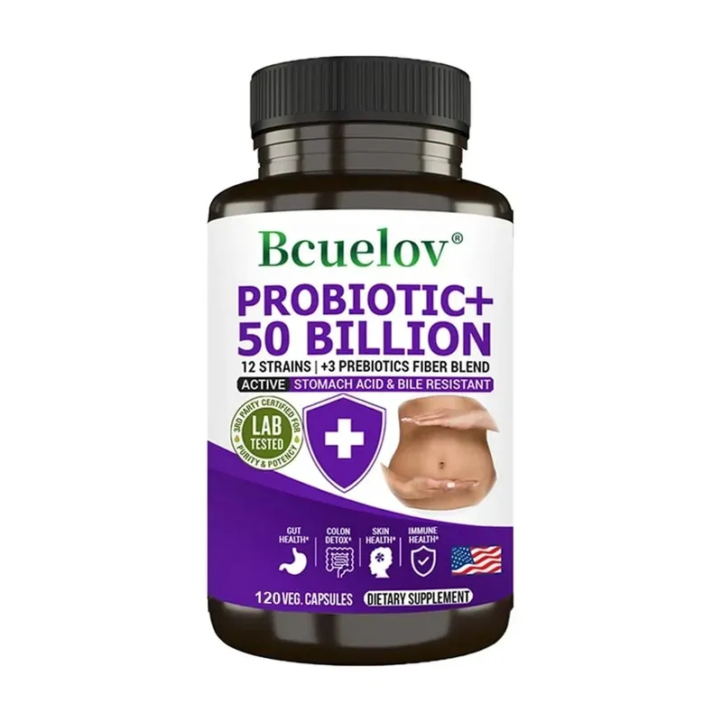 Probiotics + Prebiotics - Improve Digestion & Immunity Relieves Constipation Colon Detox Support Intestinal Health Supplement