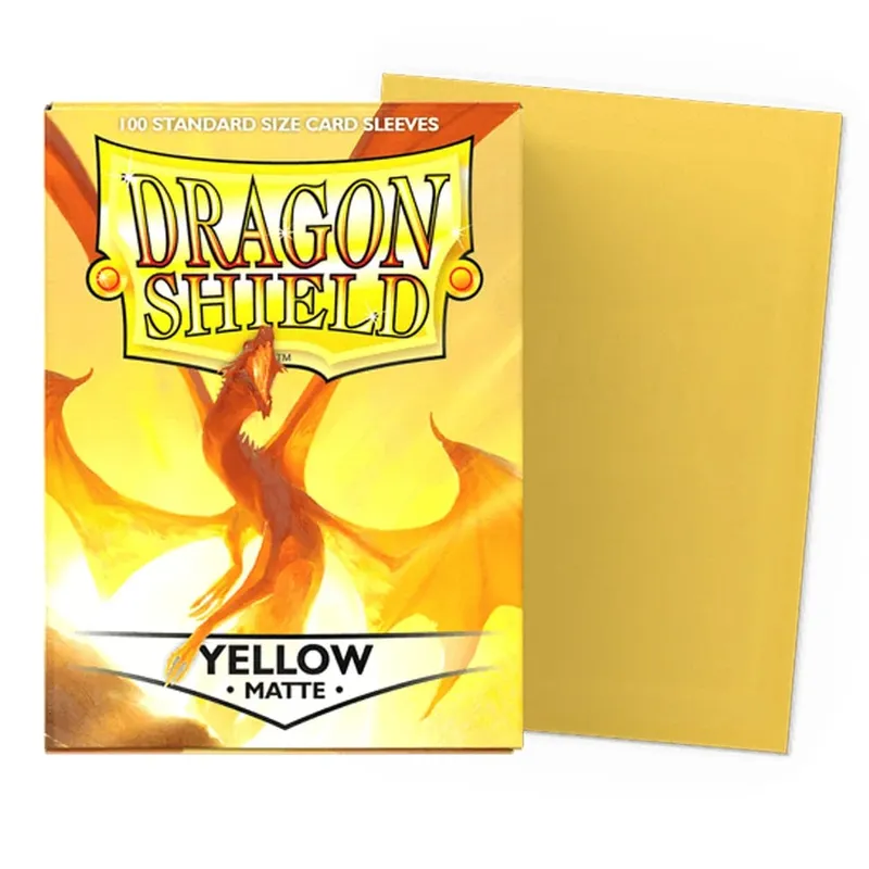 100 PCS/BOX 66x91mm Τυπικό μέγεθος Ματ μανίκια κάρτας Demark Dragon Shield για μανίκια επιτραπέζιων καρτών παιχνιδιών MTG/PKM/YGO/TCG