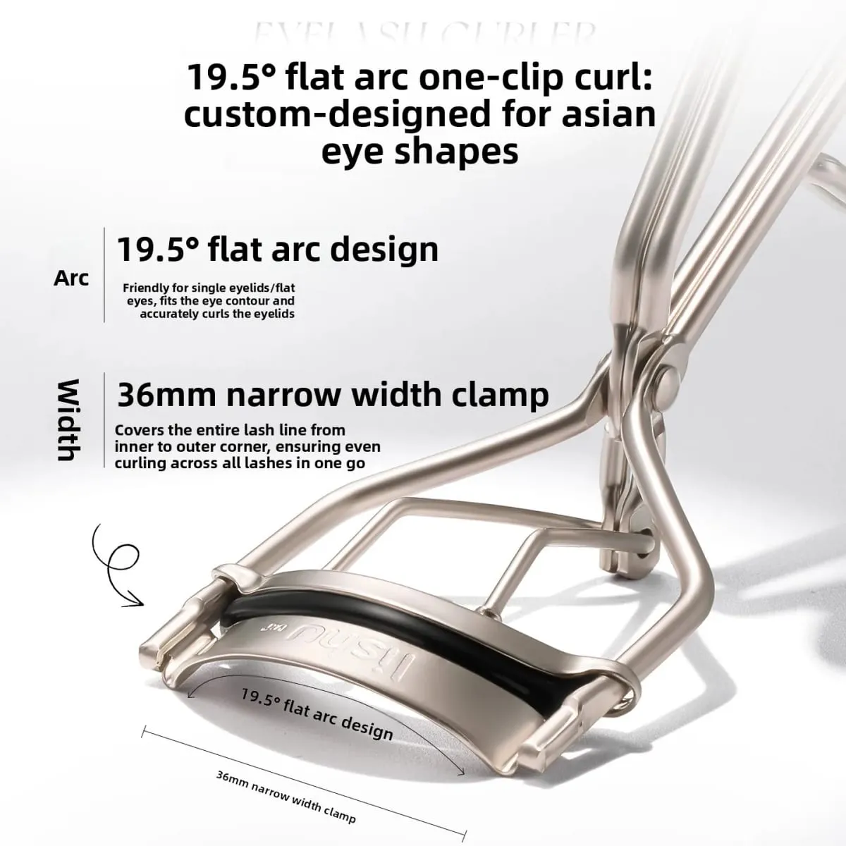 Wide Angle Eyelash Curler Sunflower Lash Lift Tool Long Lasting Curling Walang Pinch Eyelids Eyes Makeup Beauty Tool