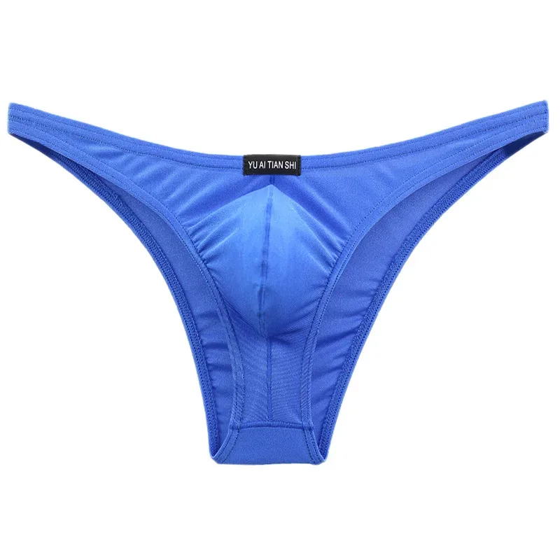 Sexy Underwear Men's Briefs Men Nylon Fashion Jockstrap Mini Briefs Bikini Low Waist Shinning Jockstrap Cueca Underpants