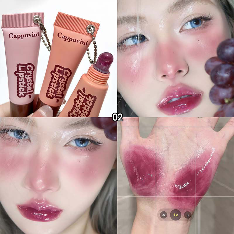 Cappuvini Caramel Shine Lip Gloss - Ελαφρύ μακράς διαρκείας & ενυδατικό με φυσικά συστατικά για λαμπερό φινίρισμα
